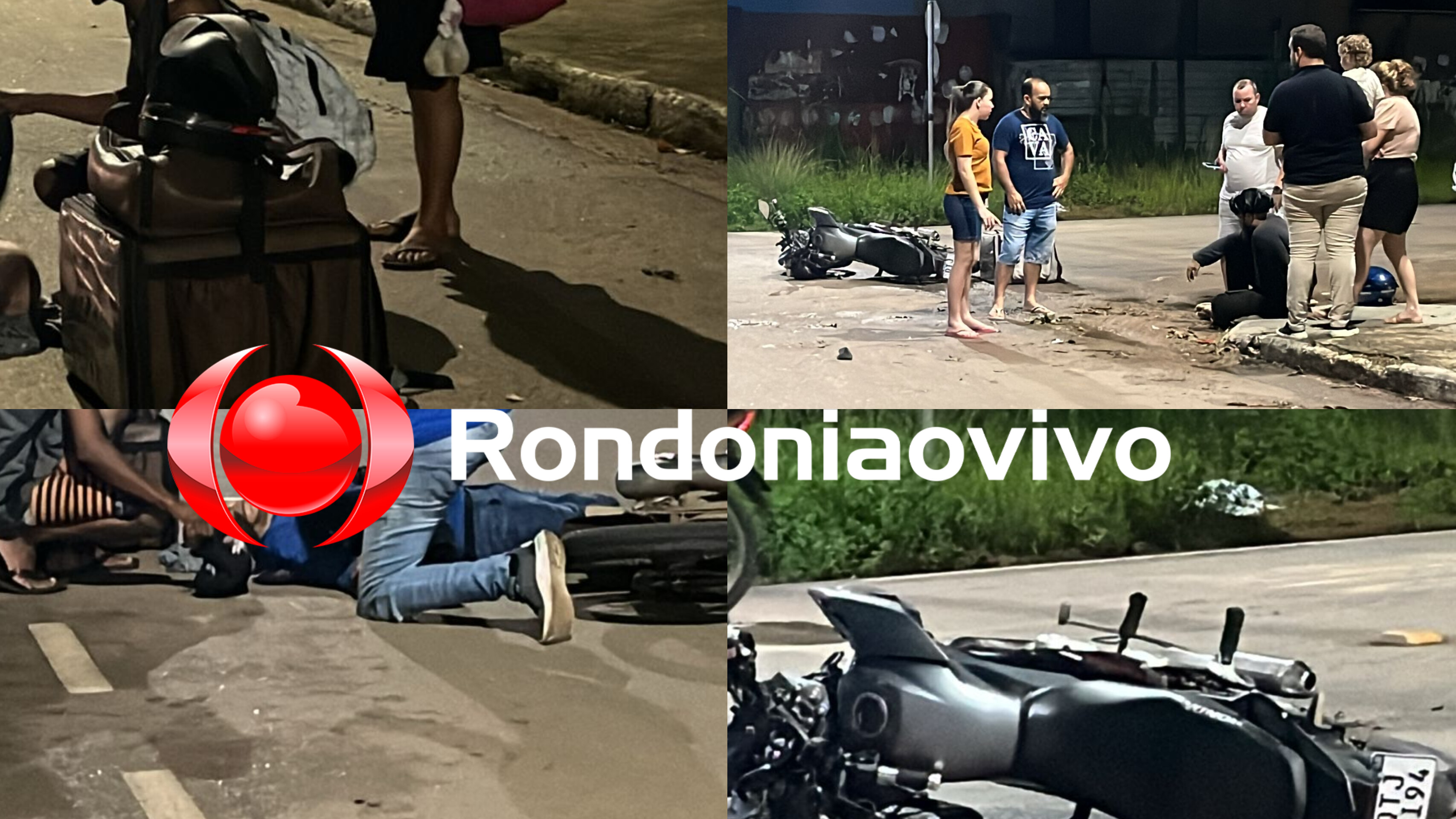 URGENTE: Dois motoboys ficam feridos após batida na 7 de Setembro 