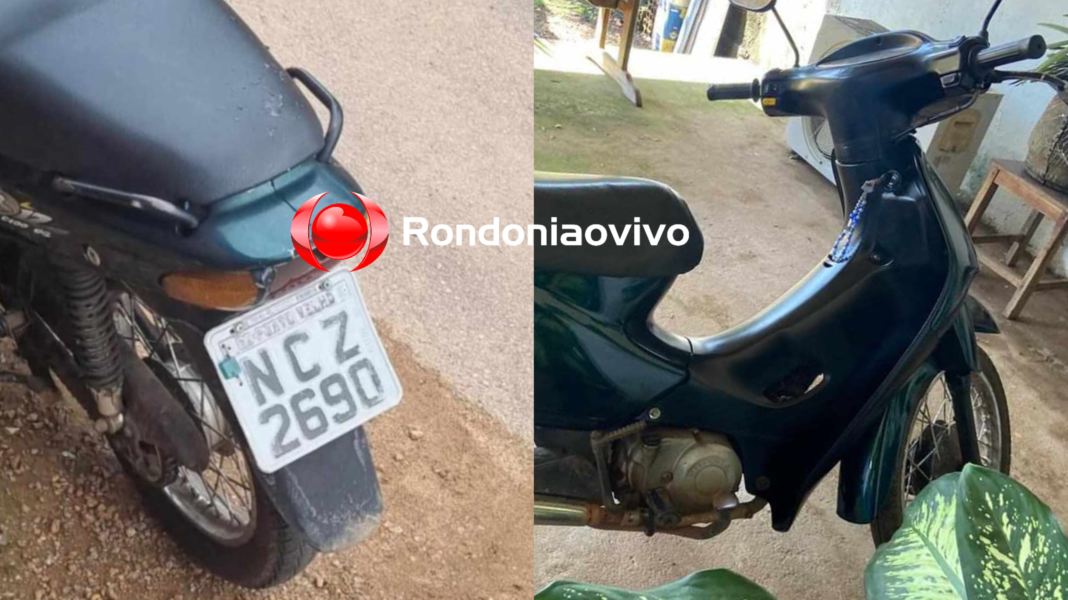 DENUNCIE 197: Moto Honda Biz é roubada próximo de praça em Porto Velho 