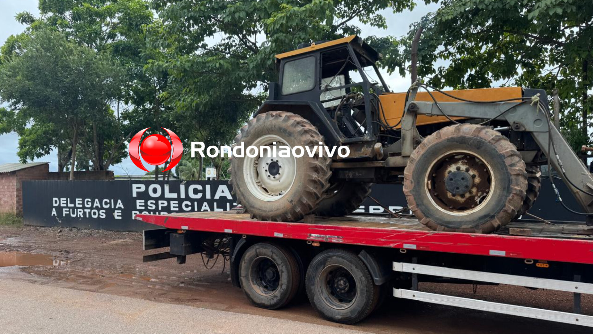 DILIGÊNCIAS: Delegacia de Furtos e Roubos de Veículos recupera trator adquirido por golpe