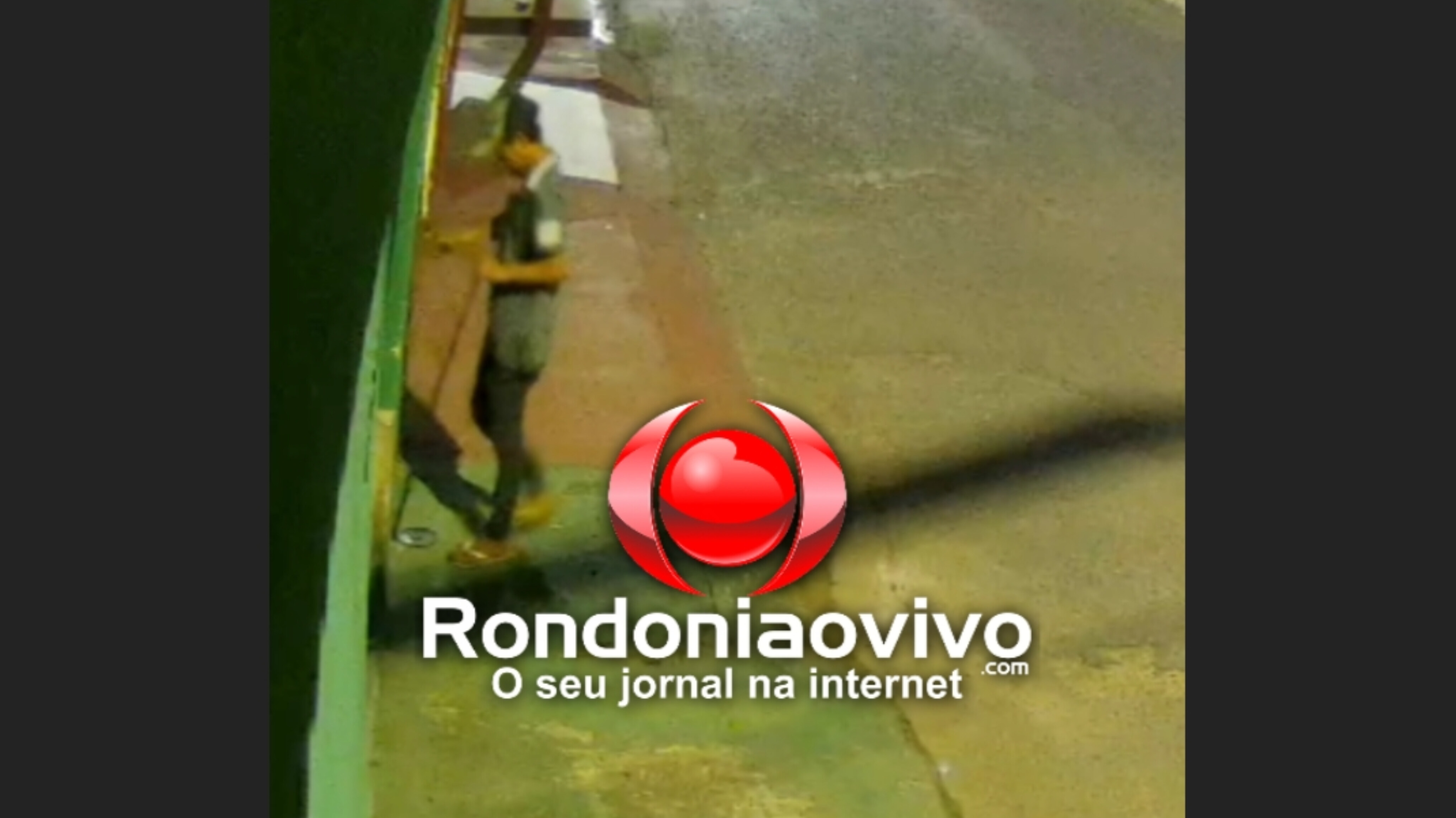VÍDEO: Ladrão é filmado furtando fio de aterramento de residência