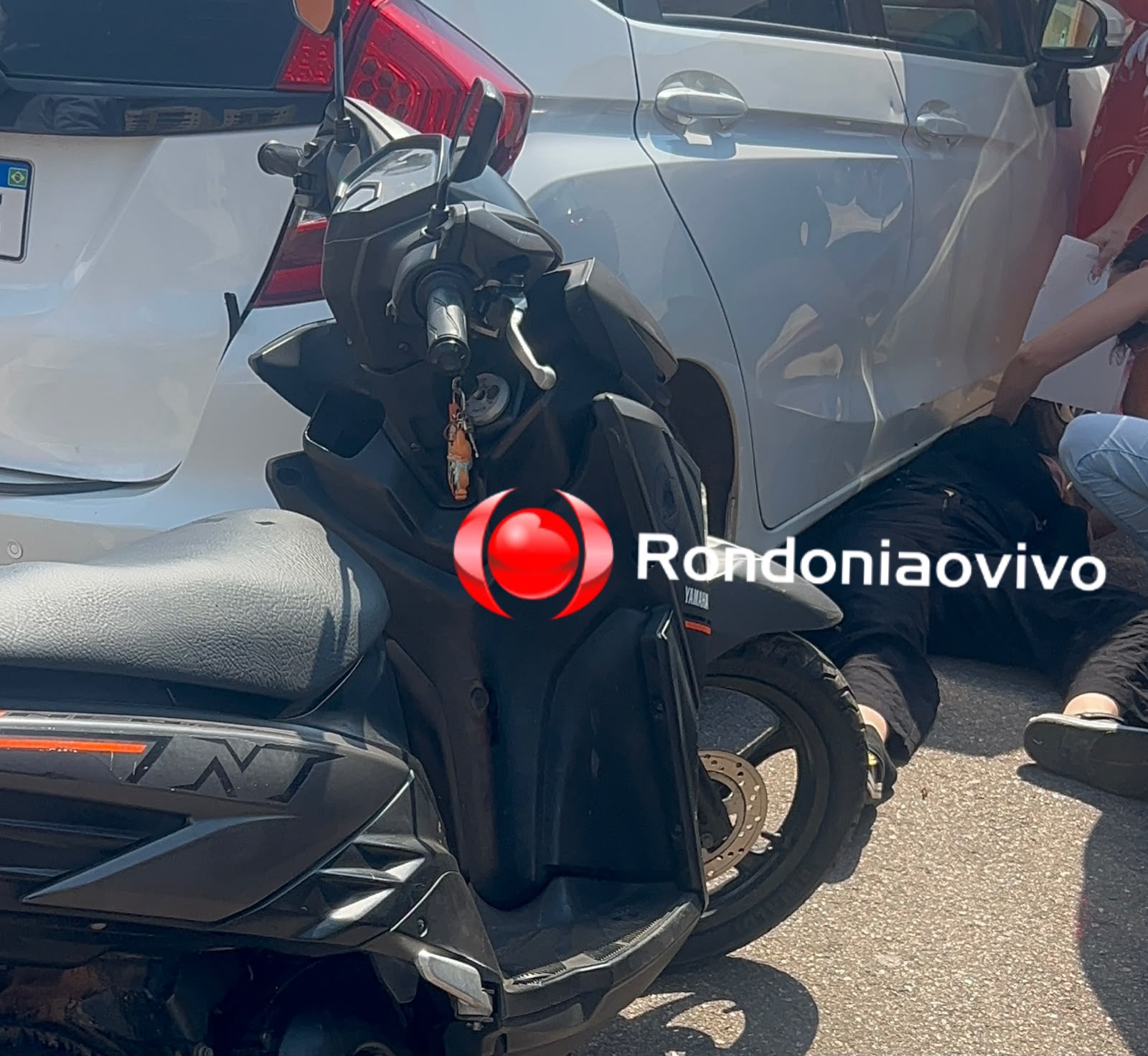 VÍDEO: Motociclista sofre vários ferimentos após acidente na Afonso Pena