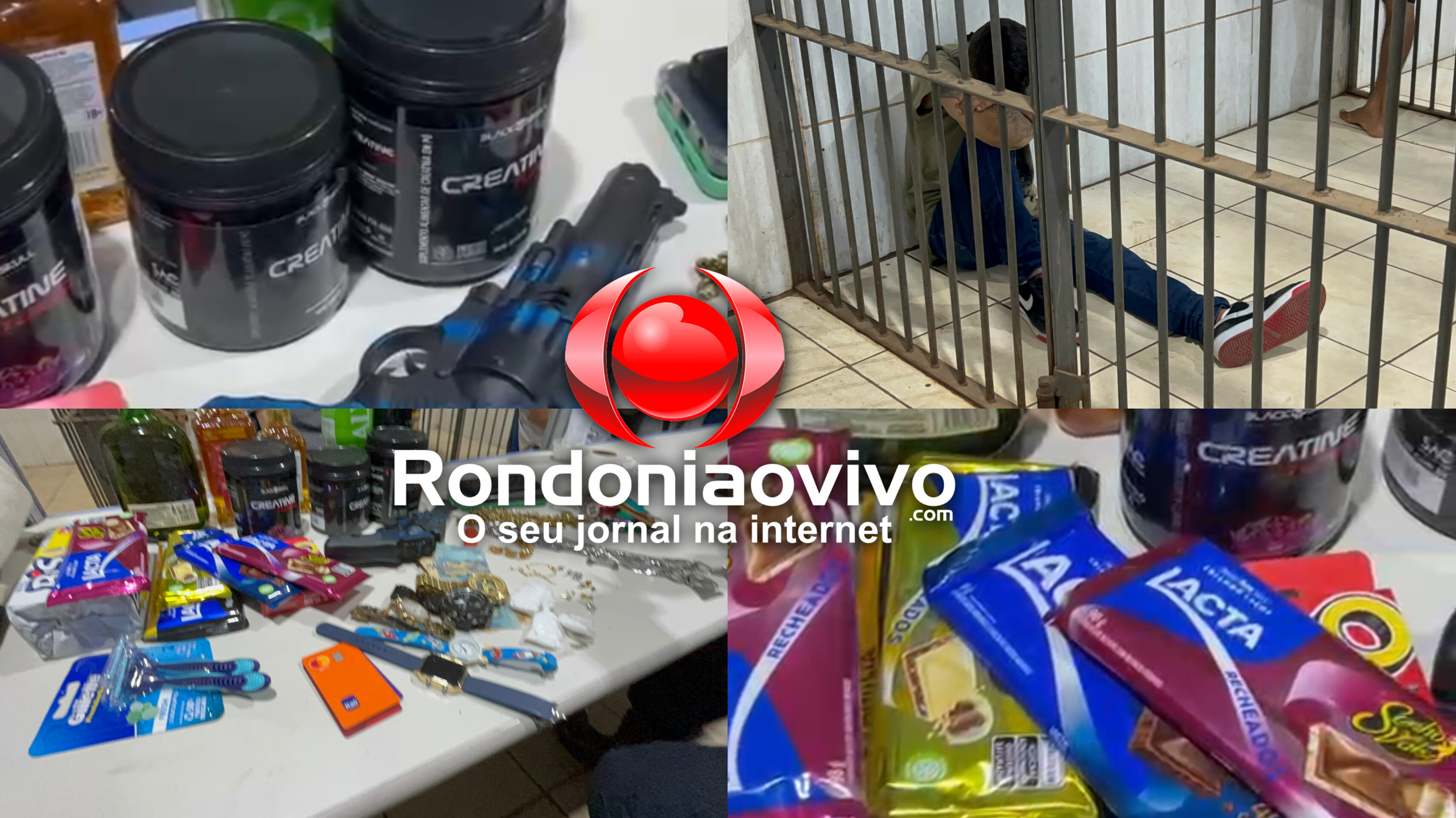 NO IG: Acusado de furtar whisky, Creatina e chocolate é preso pela PM