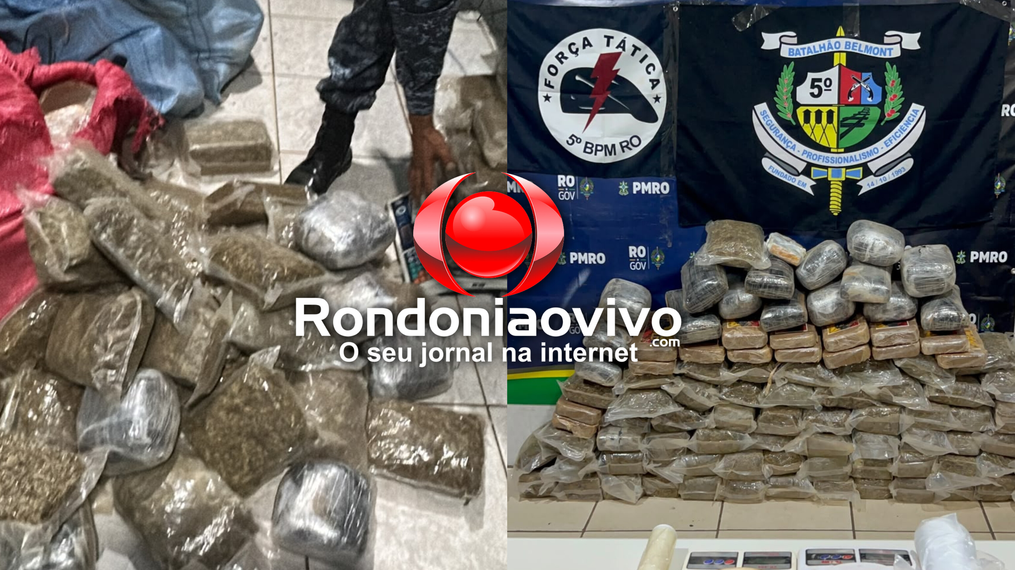 VÍDEO: Denúncia anônima leva PM a apreender 101 kg de drogas na zona Leste