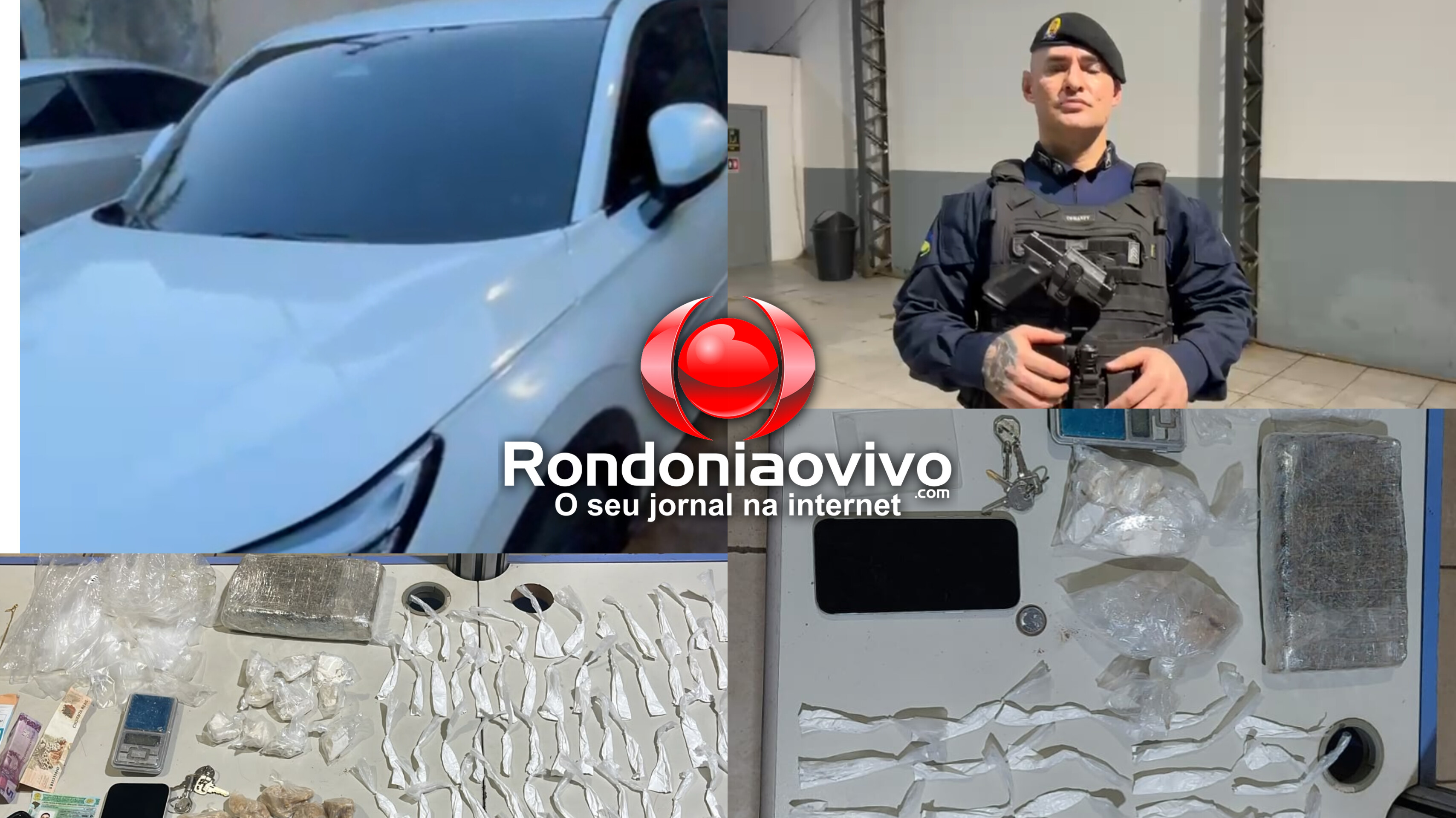 URGENTE: Traficante do HRV é preso acusado de chefiar várias bocas de fumo na zona Sul