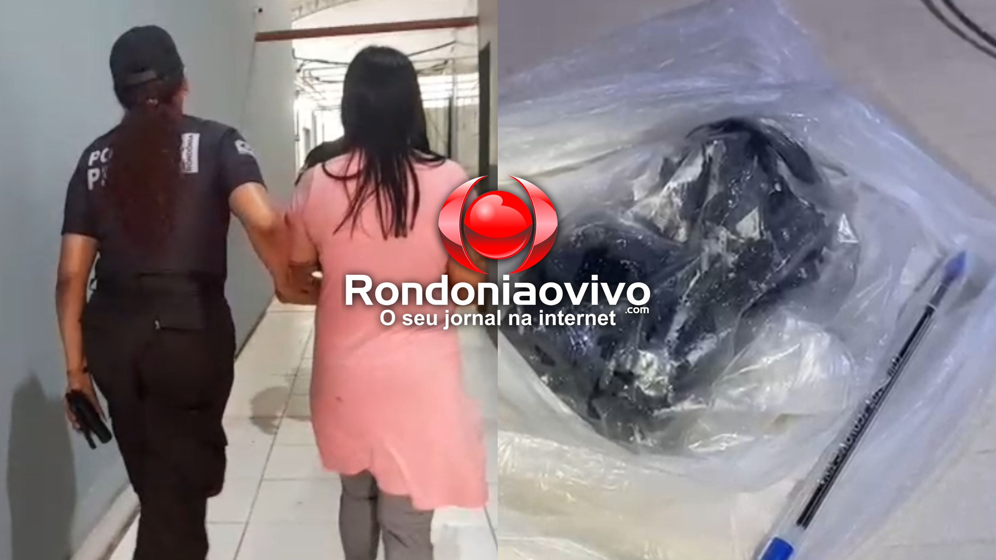 NO URSO PANDA: Mulher do Amazonas é presa com 185 porções de cocaína no órgão genital