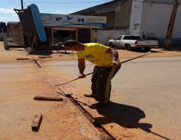 Sistema para jardim na entrada da cidade