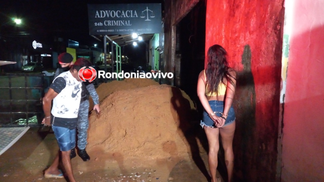 'NA LESTE': Dupla presa com arma alega que ia fazer programa sexual em motel