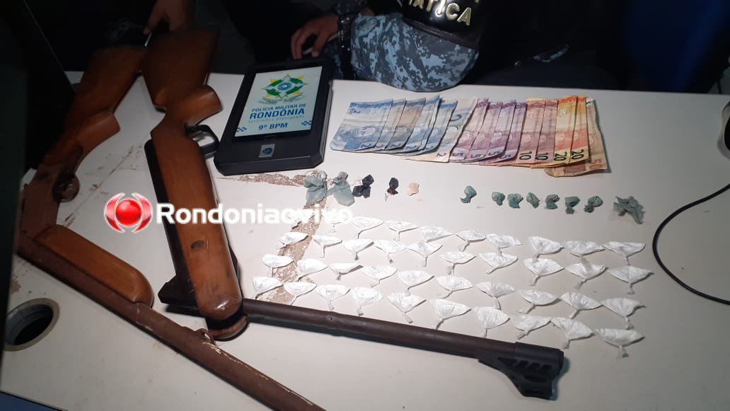 BOCA DE FUMO: Polícia prende seis pessoas por tráfico de drogas e com armas