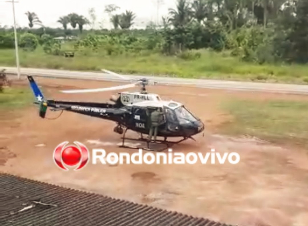 NO HELICÓPTERO: PM do Amazonas e de RO resgata idoso desaparecido há 35 dias em mata