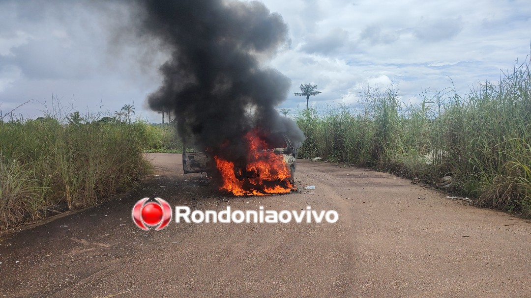 AEROCLUBE: Bandidos com metralhadora fazem roubo na pista de pouso e tocam fogo em Pajero