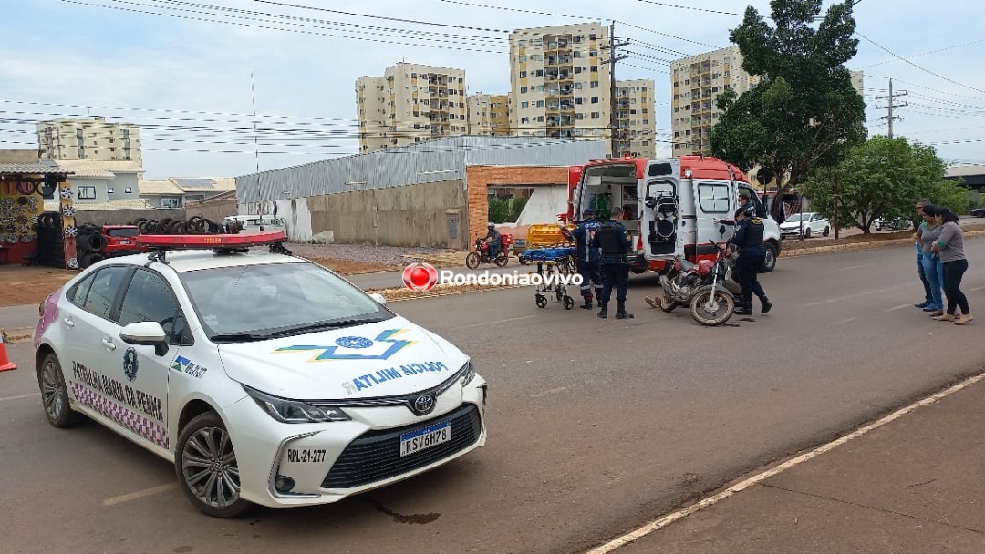 COLISÃO: Aluna e instrutor de autoescola ficam feridos em acidente com viatura da PM