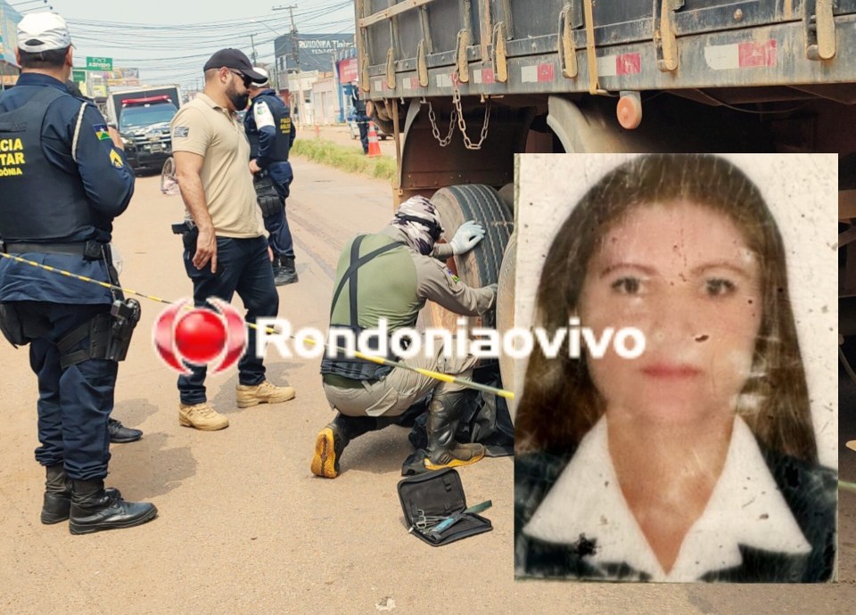 IDENTIFICADA: Mulher que morreu atropelada por carreta tinha 41 anos