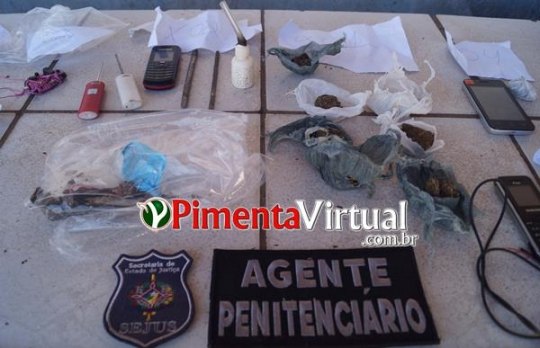 Celulares e drogas são encontrados em presídio durante operação  