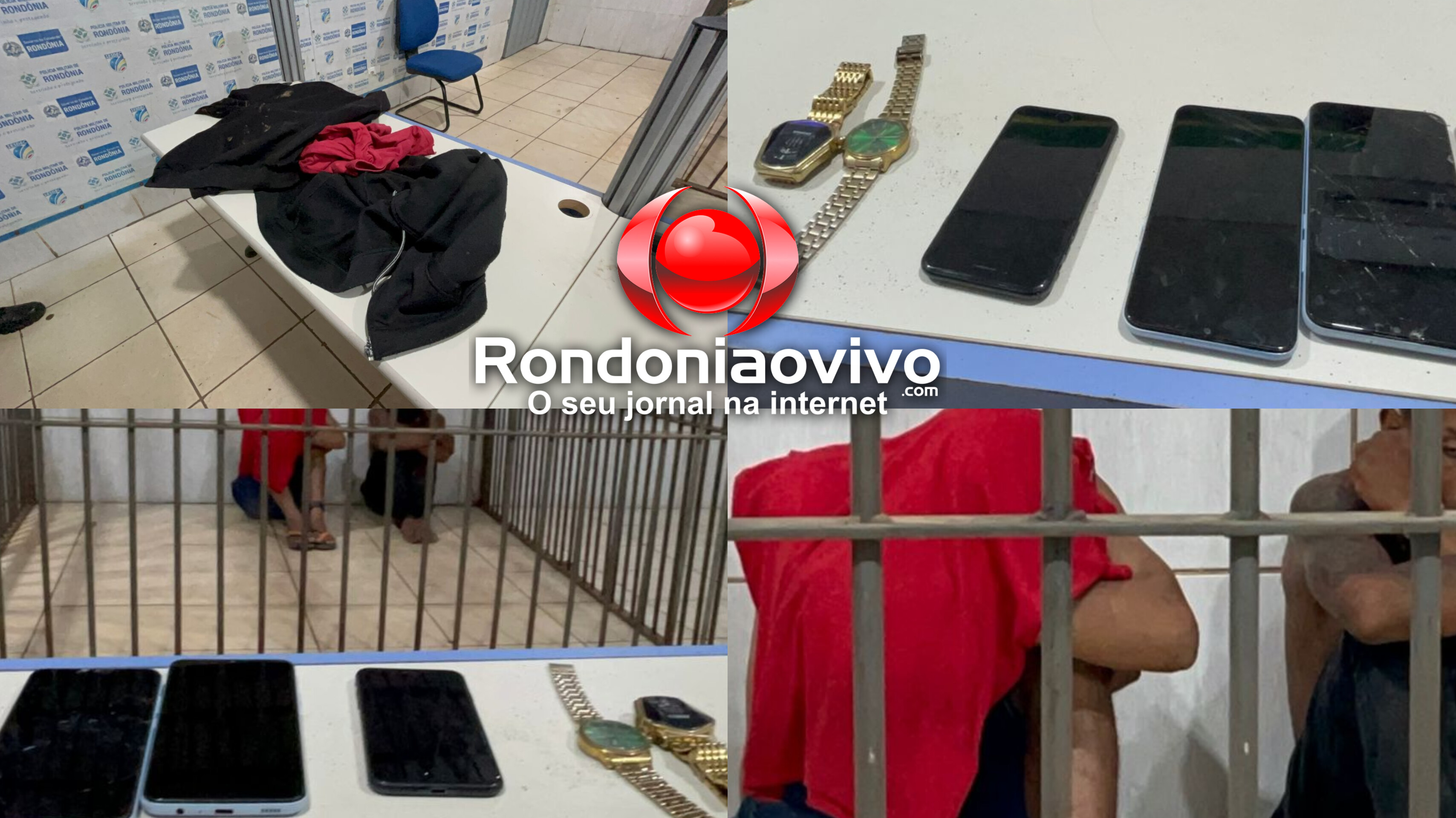 NO INFERNO VELHO: Vulgo 'Gel' e adolescente são interceptados após derrubar mulher e roubar moto