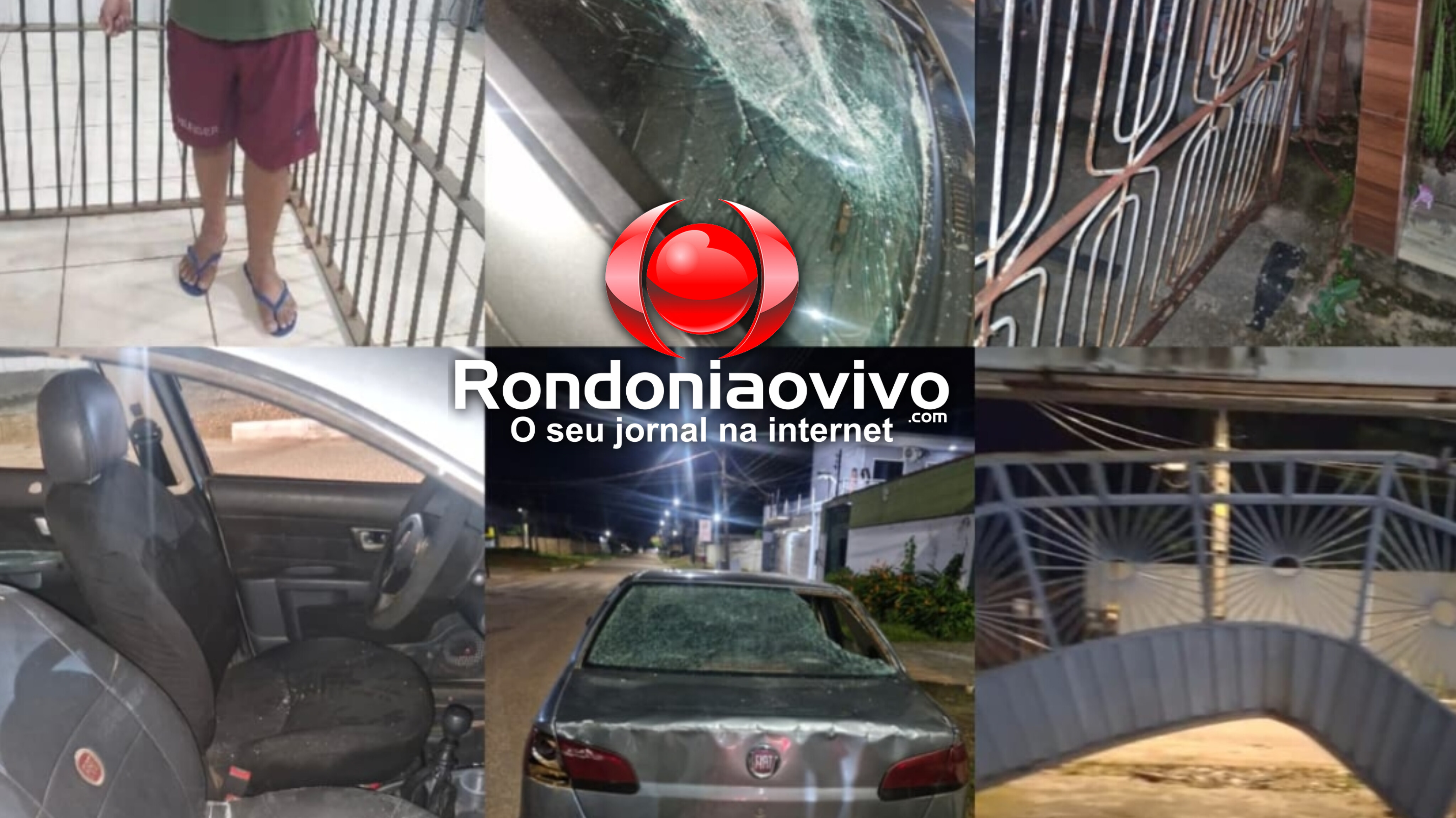 VEJA VÍDEO: Homem rouba carro da mãe, causa destruição em casas de familiares e é preso