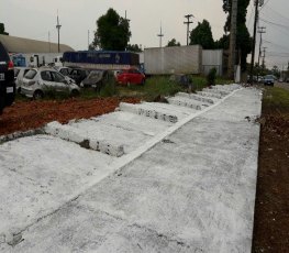 TEMPESTADE: Forte chuva derruba muro do Denarc na capital