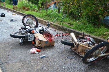 Colisão entre motos deixa um morto e outro ferido