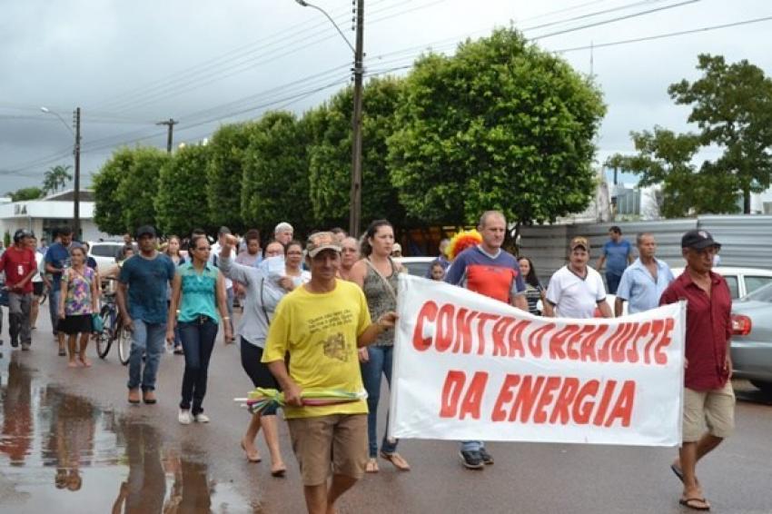 ENERGISA: Manifestação contra tarifas abusivas de energia será realizada em Porto Velho