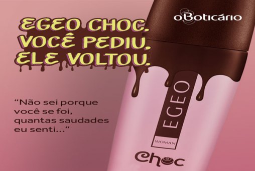 O Boticário traz de volta Egeo Choc