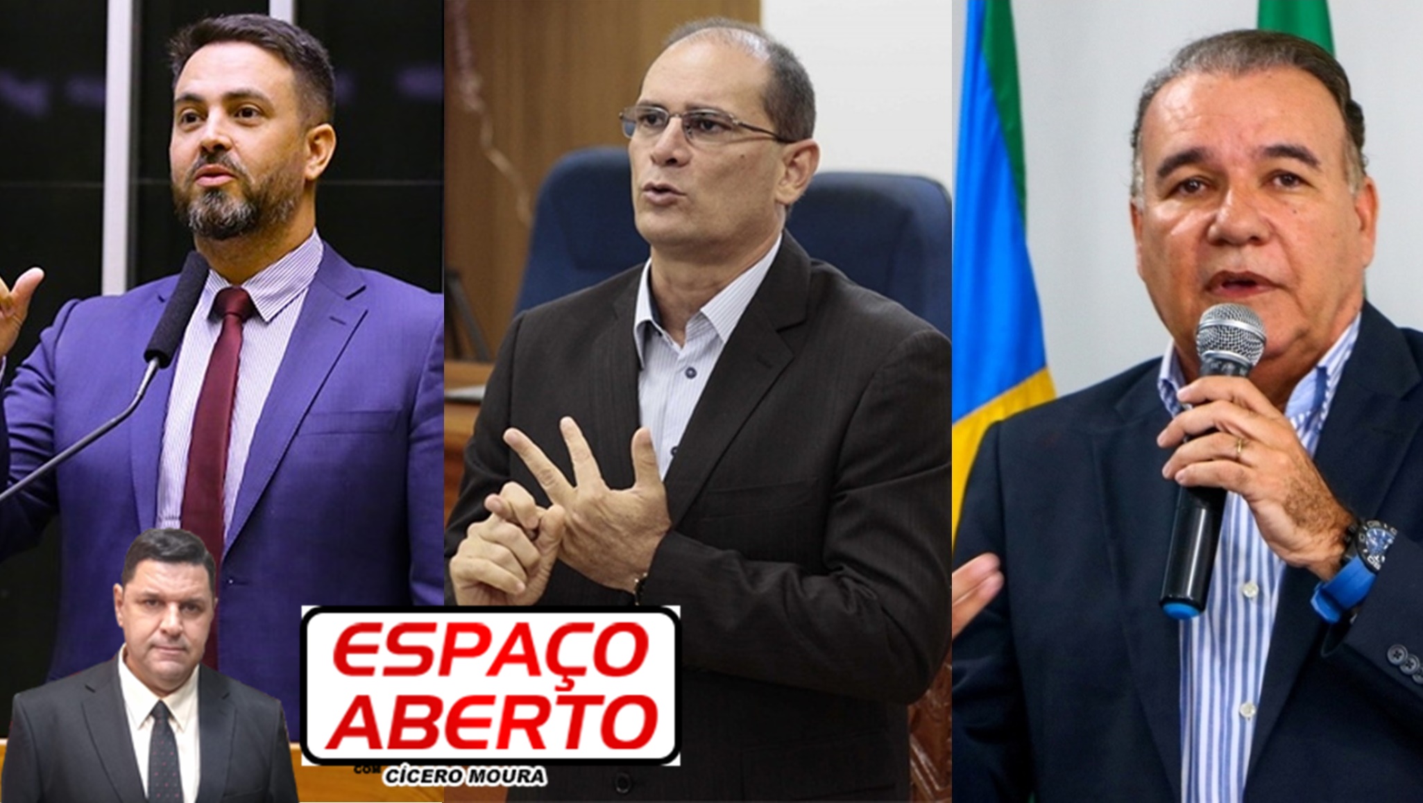 ESPAÇO ABERTO: Três nomes fortes da política de Rondônia podem se unir para a eleição do ano que vem