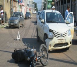 CAPITAL: Carro oficial de Cujubim avança preferencial e causa grave acidente