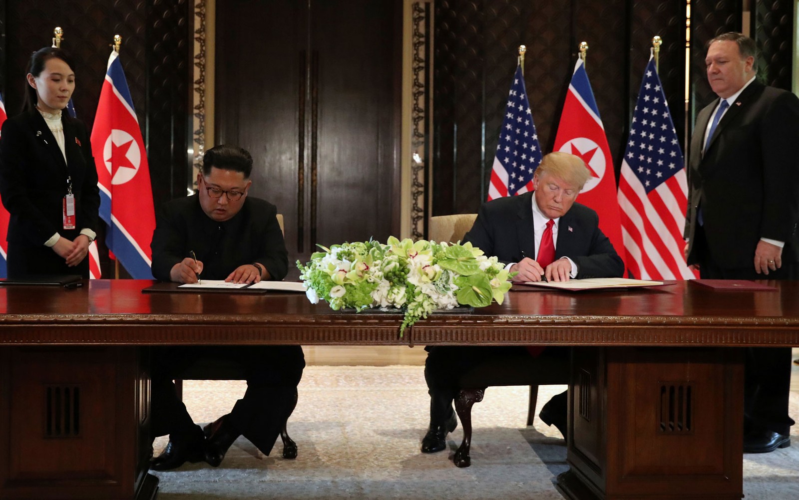 SINGAPURA: Kim e Trump assinam acordo para desnuclearização da península Coreana