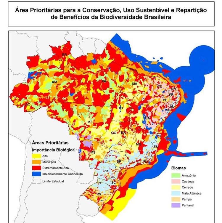 SUMIRAM: Ministério do Meio Ambiente tira da internet mapas de áreas de conservação