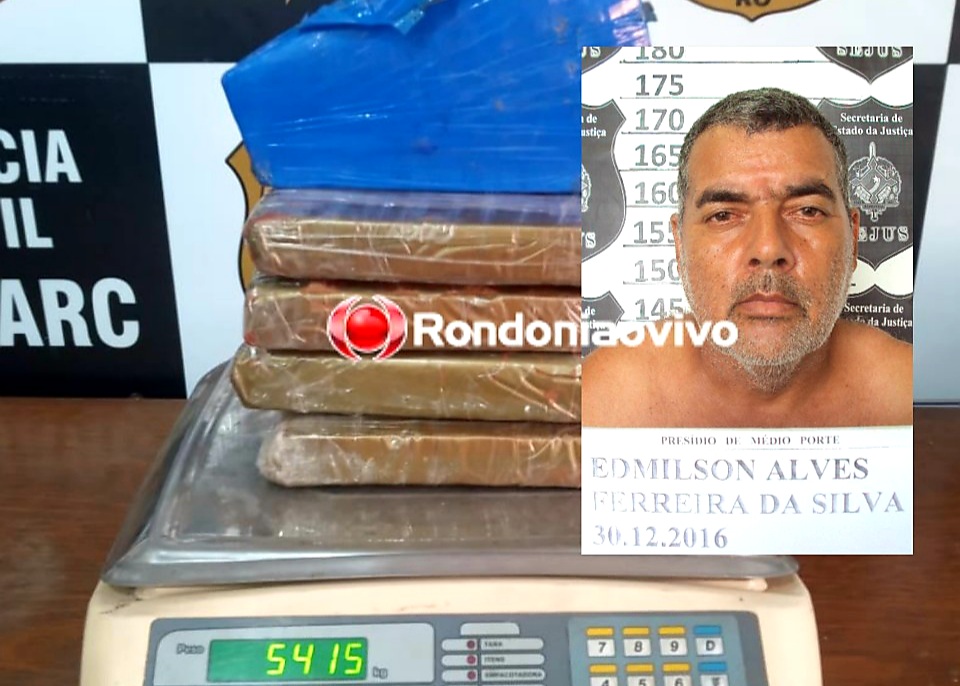 NARCO BRASIL: Denarc prende 'Velho' e esposa com cinco quilos de cocaína