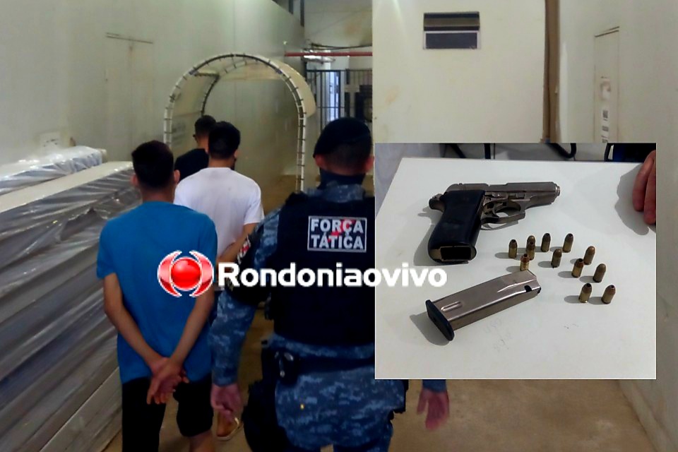 ROUBOS EVITADOS: Três adolescentes são flagrados com pistola Argentina próximo ao Parque da Cidade