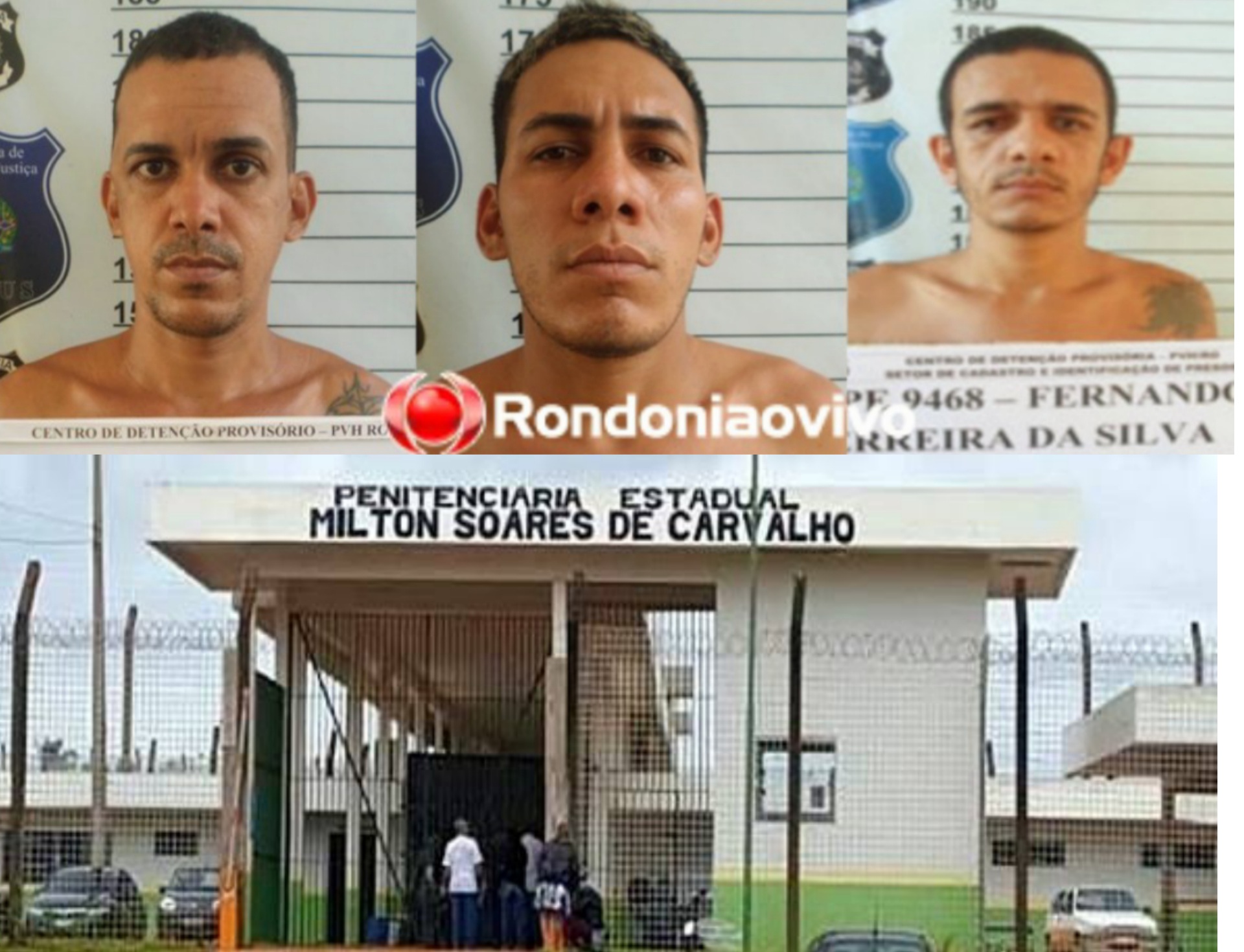  'NO 470': Apenados fogem de presídio em Porto Velho após serrarem grades de celas