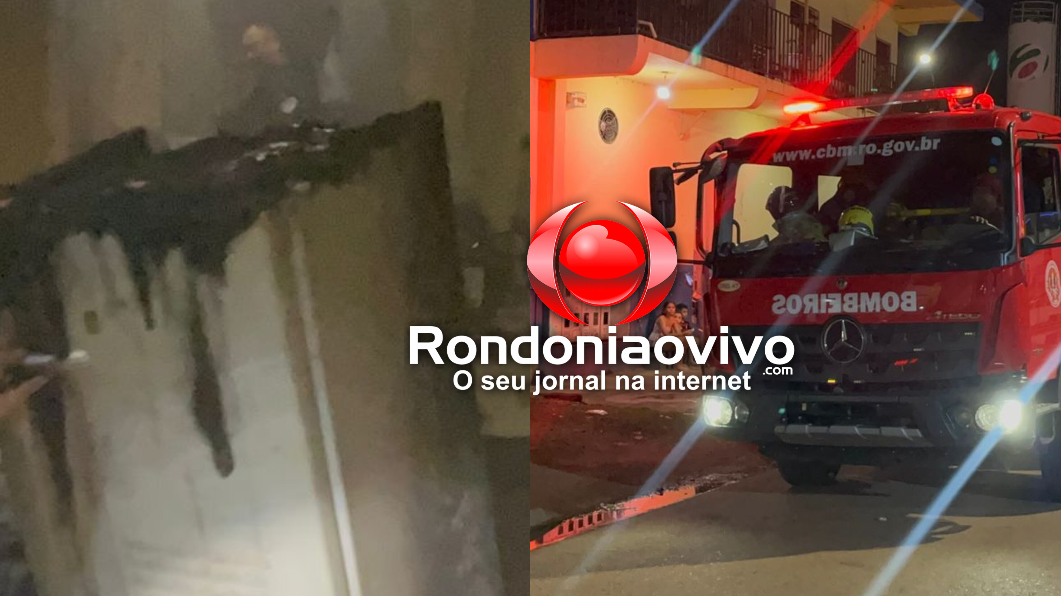 VÍDEO: Policiais militares evitam tragédia, salvam criança e apagam fogo em prédio