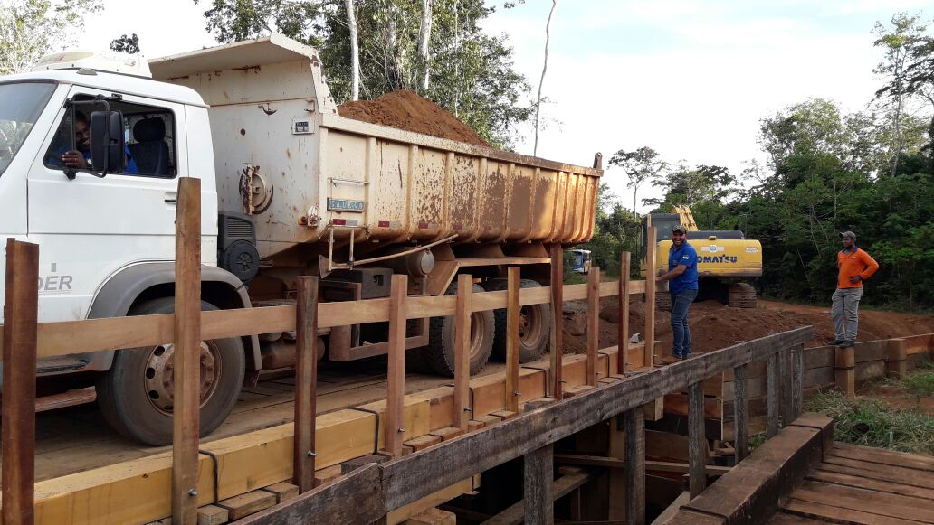 Concluída a ponte que liga o município de Costa Marques ao distrito de São Domingos