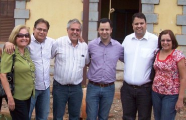 Júlio Olivar visita as obras do museu de Guajará Mirim 