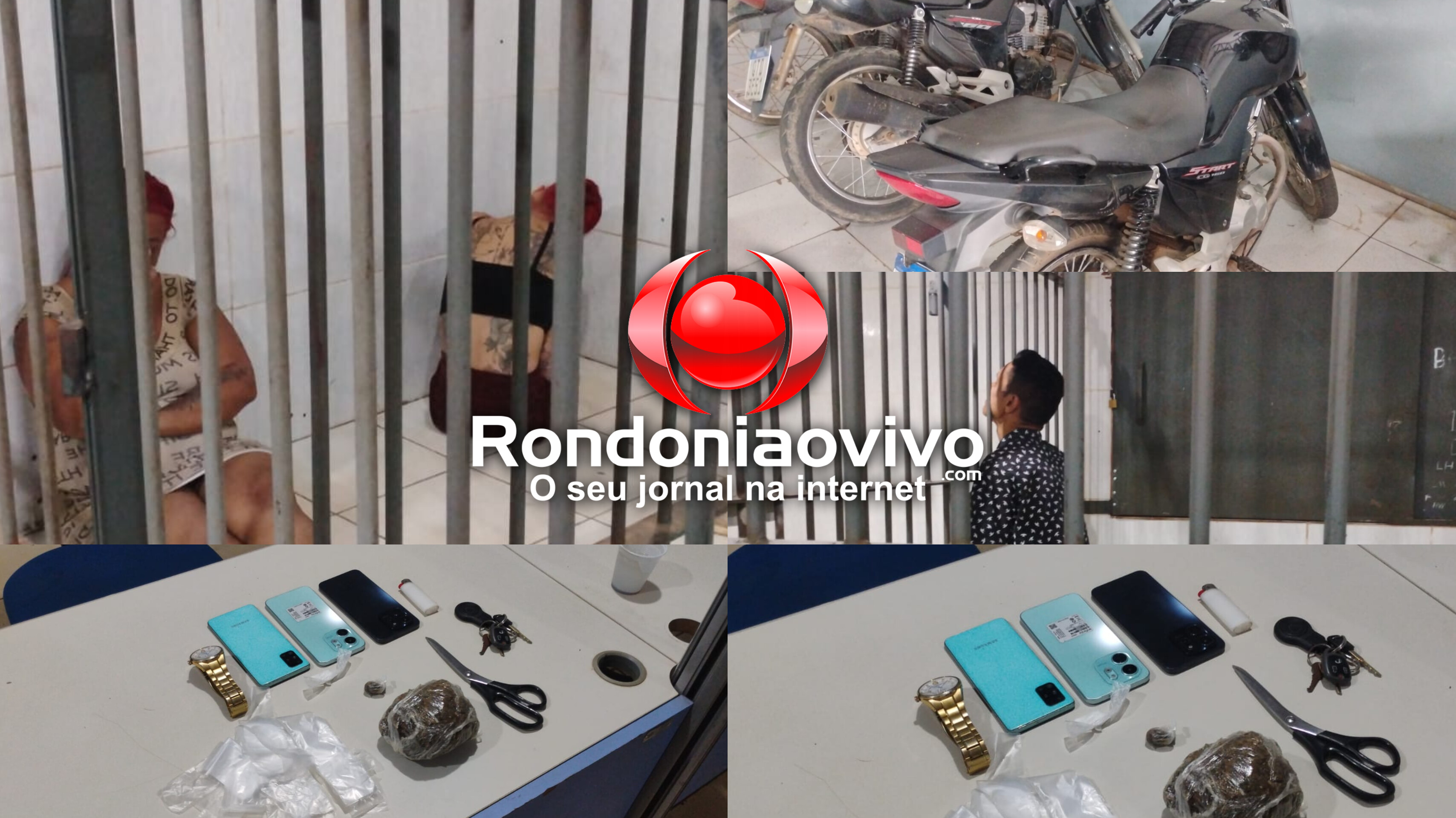 URGENTE: Após roubo, PM prende assaltante e mulheres com drogas no Orgulho do Madeira