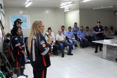 Samu de Porto Velho realiza treinamentos básicos em primeiros socorros com trabalhadores de usina