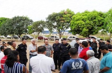 SEGURANÇA – Moradores do bairro Ulisses Guimarães e adjacentes recebem viatura da força tática – Fotos e vídeo