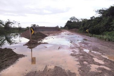 BR-429 poderá ter trânsito interrompido a qualquer momento