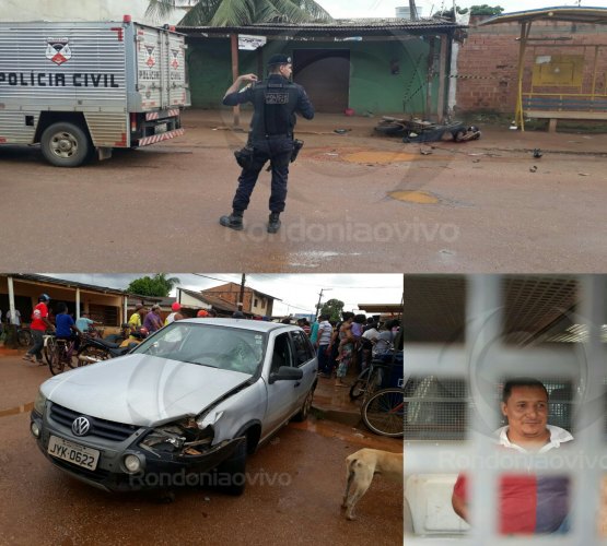 RIXA: Motociclista é atropelado e executado a tiros