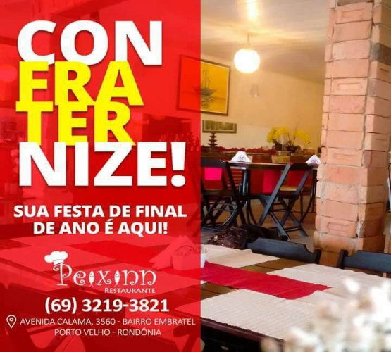 CONFRATERNIZAÇÕES: Peixinn restaurante está com cardápio especial para este fim de ano 