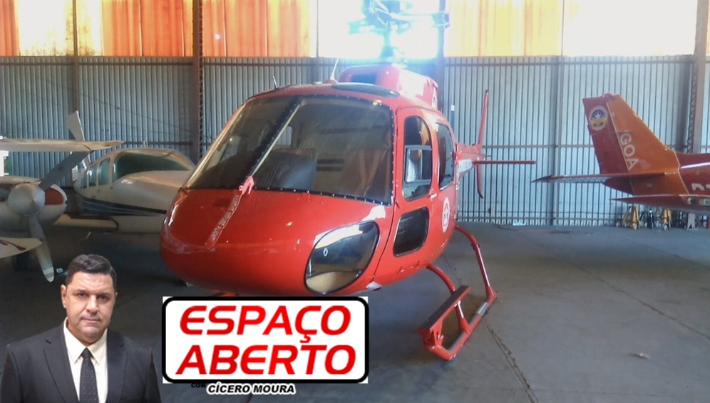 ESPAÇO ABERTO: Helicóptero dos Bombeiros comprado com dinheiro do TRT continua sem voar