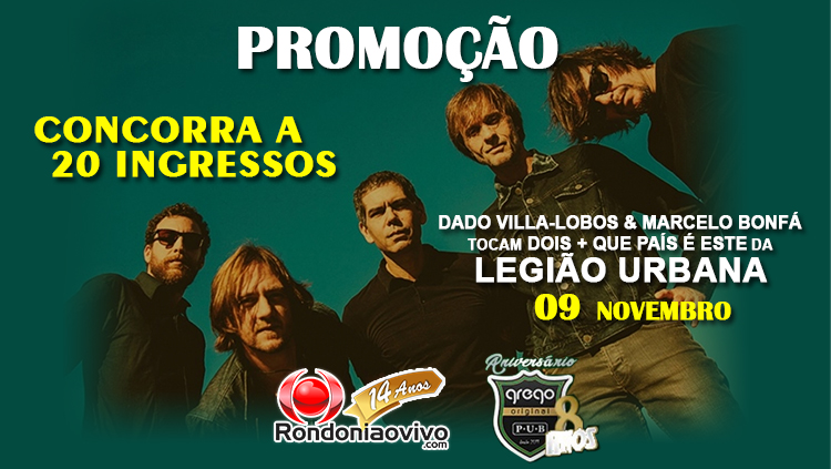 COMEMORAÇÃO: Concorra a ingressos para curtir a banda 'Legião Urbana' na Talismã 21