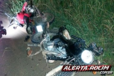 Acidente envolvendo três motos deixa quatro feridos na RO-010