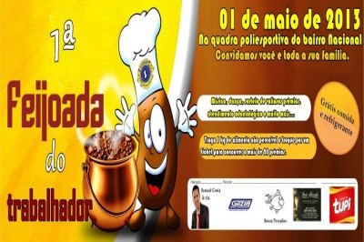 Comunidade do bairro Nacional tem feijoada beneficente
