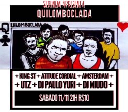 SERENIM: Show da banda Quilomboclada neste sábado, 11