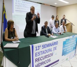 Sedam abre 13º Seminário Estadual de Recursos Hídricos