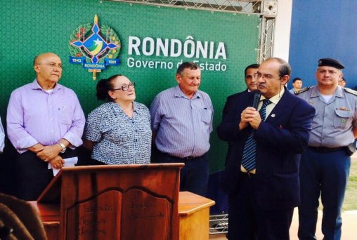 Pedro Mancebo se despede da Polícia Civil durante inauguração de UNISP