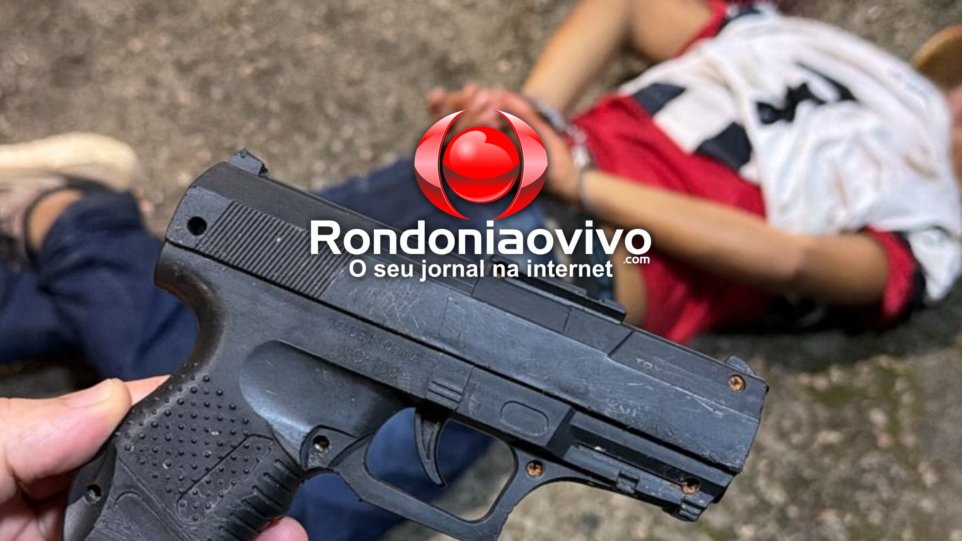 IDENTIFICADO: Assaltante é espancado por populares após roubo com arma de brinquedo