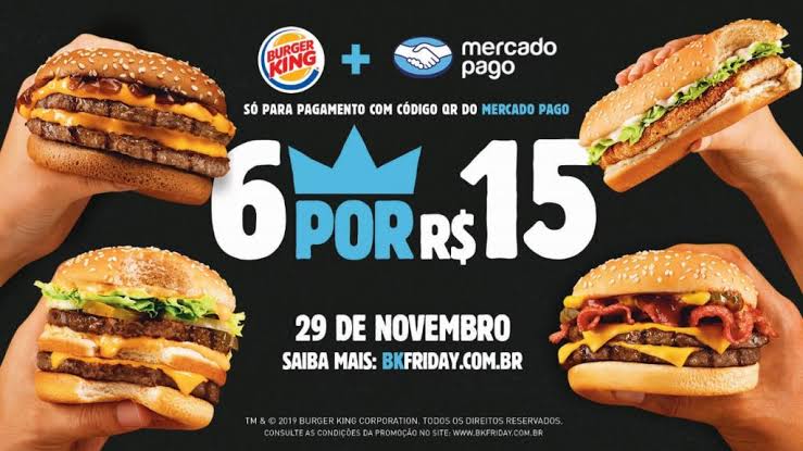 BLACK FRIDAY: McDonald’s: dois Mac por menos de R$5 e Burge King seis lanches por R$15