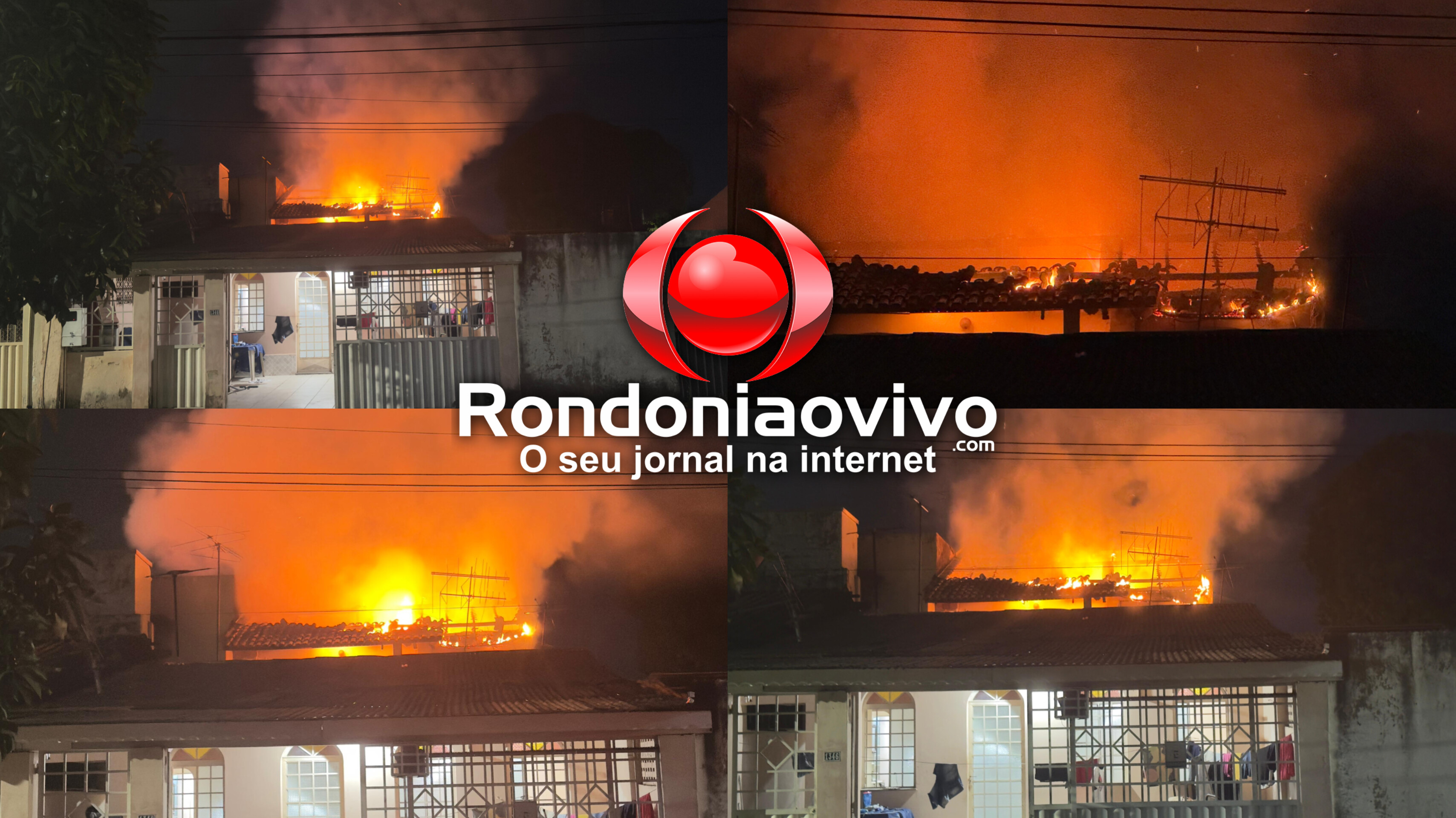 VÍDEO: Residência é incendiada após discussão de casal sobre separação