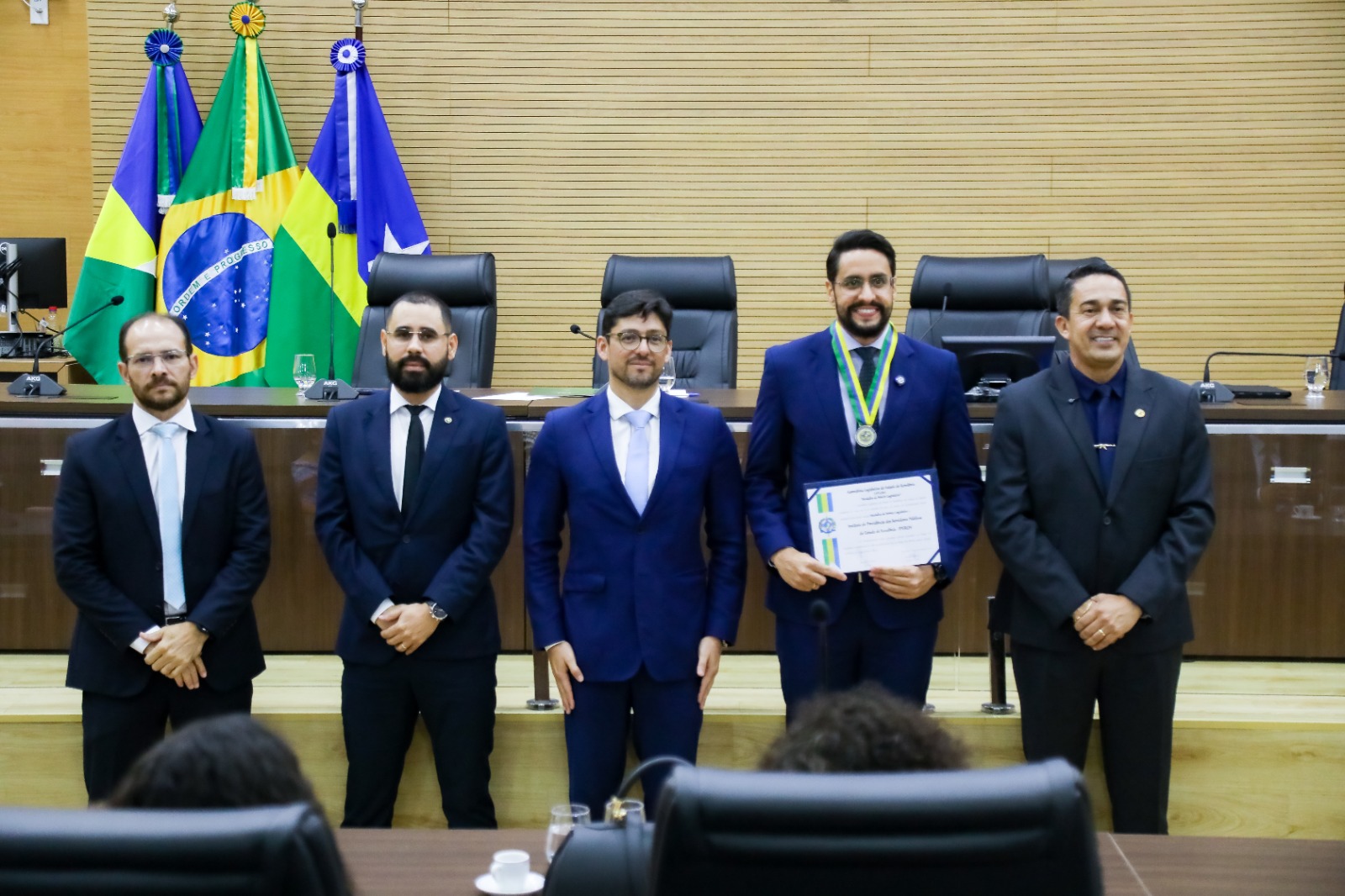 EYDER BRASIL:  Deputado concede Medalha do Mérito Legislativo ao Iperon